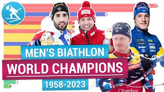 Mens Biathlon World Champions 19582023 [upl. by Aralc]