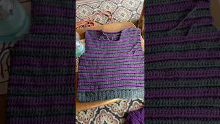 Making a crochet vest💜vest crochetpatterns crochetprojects diy handmade alaska crochet [upl. by Baker683]