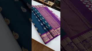 Kanchi Handloom Pure MeenaWork Silk Saree Rs9k For Booking 7094699045 Sri Kamatchi Silks Center [upl. by Arte]