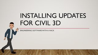 Installing Updates for Civil 3D [upl. by Ialokin]