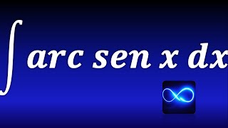 111 Integral trigonométrica inversa arc sen Integración por partes ejemplo resuelto [upl. by Kingsly]