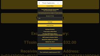 How to Withdraw TTcoin Airdrop tokens to Trust wallet [upl. by Ennairej]