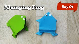 Easy Jumping Frog easy to make [upl. by Yvi166]