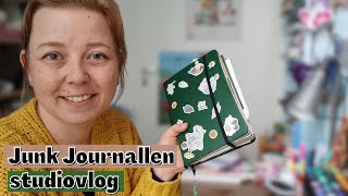 Pakketje inpakken en junk journallen  Studiovlog [upl. by Anawait]