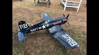 Staufenbiel  pre FMS 1 4m Corsair Red Bull Edition [upl. by Anavoj]