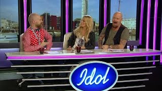 Idoljuryn uttråkade efter dåliga auditions i Malmö under Idol 2014  Idol Sverige TV4 [upl. by Aihsak]