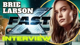 Brie Larson Fast X Interview [upl. by Rock]