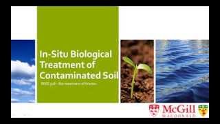 InSitu Biological Treatment of Contaminated Soil [upl. by Anastasia]