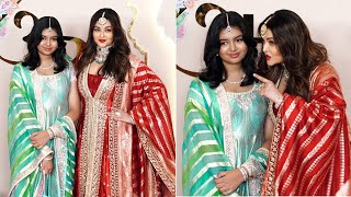 Aishwarya Rai amp Aaradhya Visuals  Anant AmbaniRadhika Merchant Wedding  Manastars [upl. by Mahan]