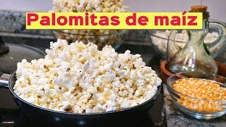 Palomitas de maíz a la sartén y microondas dulces y saladas [upl. by Ailimat]