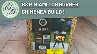 Miami Log Burner Chimenea from BampM  Build Guide [upl. by Ardnikal]