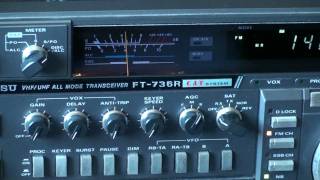 Yaesu FT736R [upl. by Virgy]