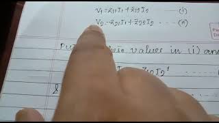 CONDITION OF SYMMETRY FOR TWO PORT NETWORK IN TERMS OF Z PARAMETERSELECTRIC CIRCUIT THEORYMAKAUT [upl. by Hallock506]