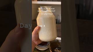 No waste 2 ingredient Sourdough Starter Recipe  7 days recipe in comments or google it [upl. by Mariko719]