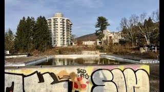 Exploring the abandoned Nevele Grande Ski Resort in the Catskills of NY with my dad [upl. by Bondie]