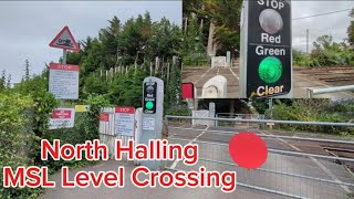 North Halling MWL User Worked Level Crossing Medway Kent [upl. by Rourke759]