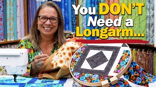 3 Methods to Quilt WITHOUT a Longarm [upl. by Aidnyc943]