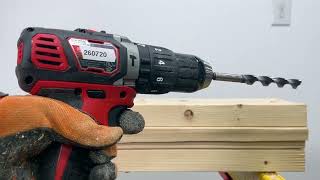 Milwaukee 260720 Drilling Speed Test Results [upl. by Akinot]