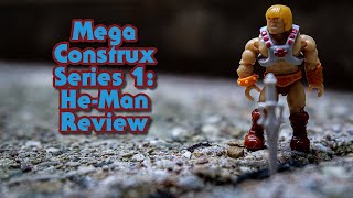 Mega Construx Masters of the Universe Series 1 HeMan Review [upl. by Aryek]