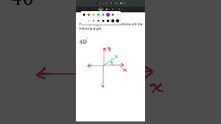 find the coterminal angle in degrees maths shorts [upl. by Armil]