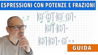 🔢 Espressioni con Potenze e Frazioni Guida Completa 📘 [upl. by Amsaj]