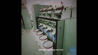 Lab open end rotor spinning machine [upl. by Nivlad]