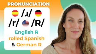 Whats the difference between ɹ r and ʀ  English R vs rolled Spanish amp German R Sounds [upl. by Elaen]