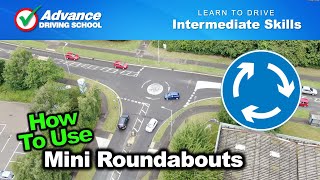 How To Use A MiniRoundabout  Learn to drive Intermediate skills [upl. by Burke]