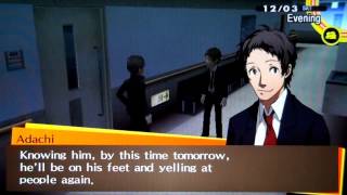 Persona 4 Golden  Adachi Social Link 8 Jester Arcana [upl. by Dix]