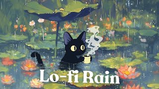 Jazzy Hiphop  Lofi Rain ☂️ Coffee time  for Study  Focus  Relax [upl. by Vi]