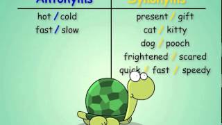 Antonyms and Synonyms [upl. by Ahsahtan]