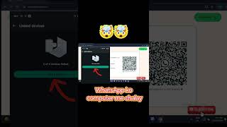 WhatsApp को PC पर कैसे चलाएं 🤯🤯 shorts whatsapp computer smartphone ytshorts omstechworld [upl. by Salim]