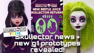 MONSTER HIGH NEWS NEW Beetlejuice Skullector set Pride Elvira  Handpainted prototypes found [upl. by Ahrat166]