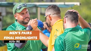 2023 World Bowls Championships  Mens Pairs Final Highlights [upl. by Ydnak]