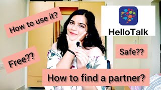 How to use HELLOTALK APP To LEARN KOREAN and other languages  Learn Korean [upl. by Asyle]