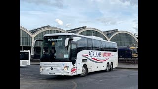 Acklams of Beverley BV69LOH on a Rail Replacement to Bridlington [upl. by Pegg731]