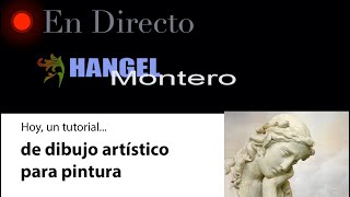 Hoy un tutorial de dibujo artístico para pintura  Hangel Montero [upl. by Neau]