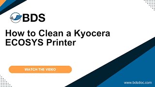 How to Clean a Kyocera ECOSYS Printer [upl. by Chor]