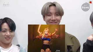 BTS reacciona a Blackpink tiktok edits [upl. by Seana]