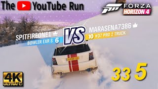 Forza Horizon 4 ELIMINATOR VIDEO 335 The YouTube Run 4K [upl. by Ahsekam]