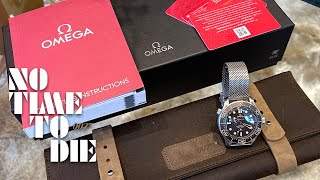 Unboxing amp Review Omega Seamaster 300 professional James Bond 007 No time to die 21090422001001 [upl. by Cross738]