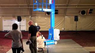 Product Review Genie GRC12 Runabout Contractor Aerial Work Platform [upl. by Yblehs]