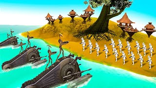 STAR WARS DDAY  Epic Battle of Kashyyyk in Ravenfield [upl. by Gustie365]