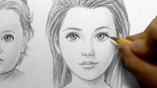 How to Draw Babies Teens amp Adults FEMALE [upl. by Tobi]