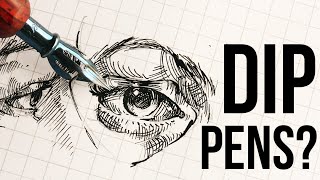 DIP PENS 101 Why do artists still use them [upl. by Dominica]