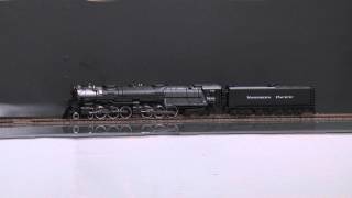 047525HO Division Point NP Northern Pacific 4664 Z8 Challenger 5130  Late  Coal [upl. by Harolda]