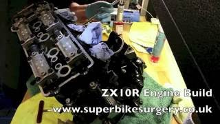 ZX10R Engine Build [upl. by Aiehtela42]