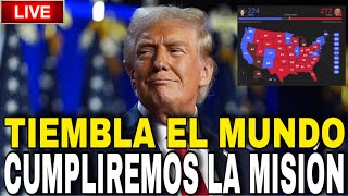 🔴 DIRECTO TRUMP NUEVO PRESIDENTE CUMPLIREMOS LA MISIÓN [upl. by Suzzy26]