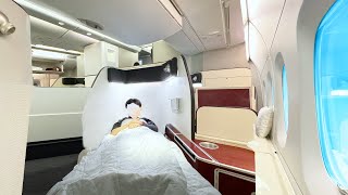 8000 First Class on Qantas Airways  15 Hours Singapore🇸🇬 to London🇬🇧 [upl. by Itirp153]