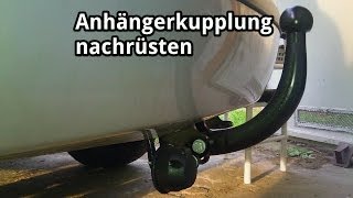 Anhängerkupplung nachrüsten VW Audi Seat Skoda Teil 12 Mechanik [upl. by Keely]